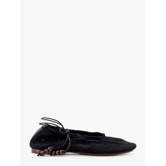 Alohas Women Rosemary Crochet Ballerinas With Ankle Ties